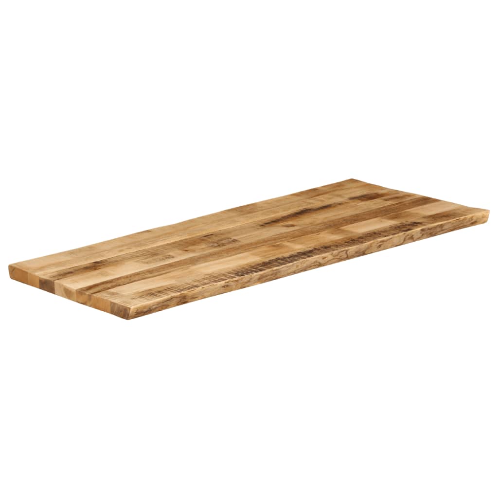 vidaXL Tafelblad met natuurlijke rand 140x60x2,5 cm massief mangohout