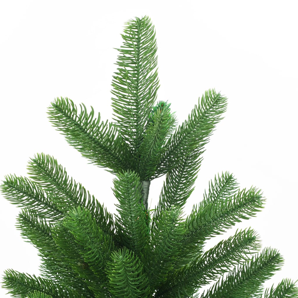 vidaXL Kunstkerstboom met levensechte naalden 210 cm groen
