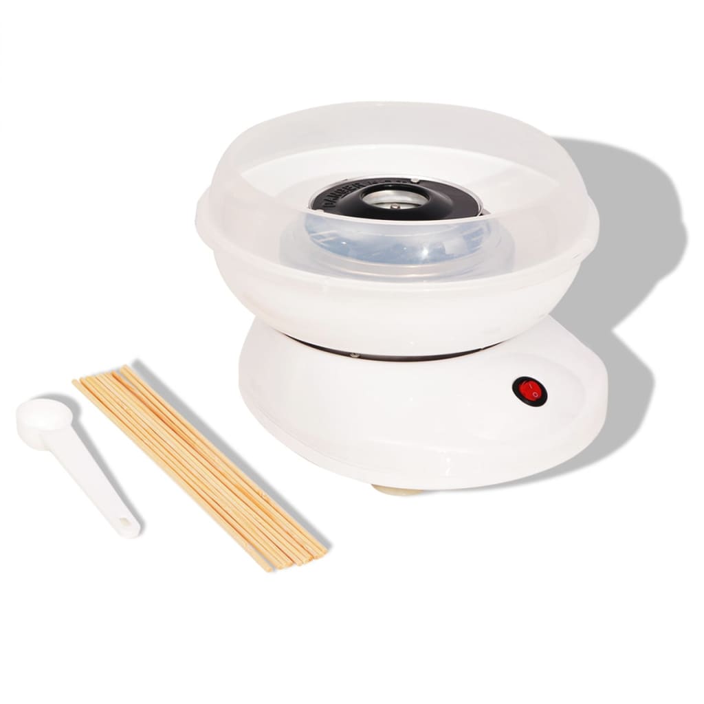 Commerciële suikerspinmachine van 1200 W, professionele suikerspinmachine, elektrische suikerspinmachine voor verjaardagsfeestjes, zilver