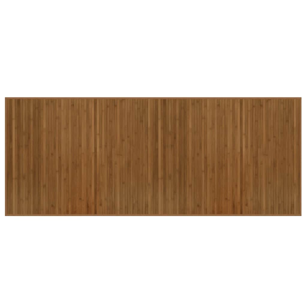 vidaXL Vloerkleed rechthoekig 70x100 cm bamboe zwart