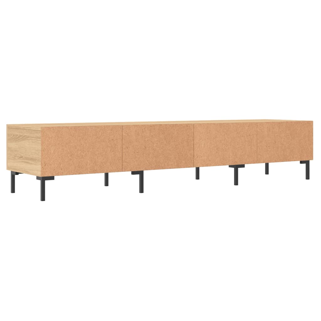 vidaXL Tv-meubel 150x36x30 cm bewerkt hout sonoma eikenkleurig