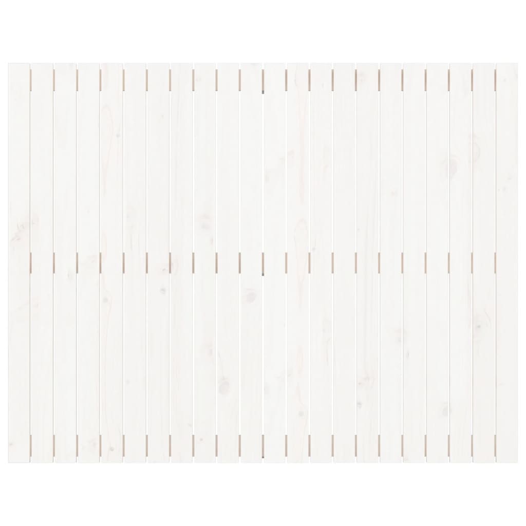 vidaXL Wandhoofdbord 140x3x110 cm massief grenenhout wit