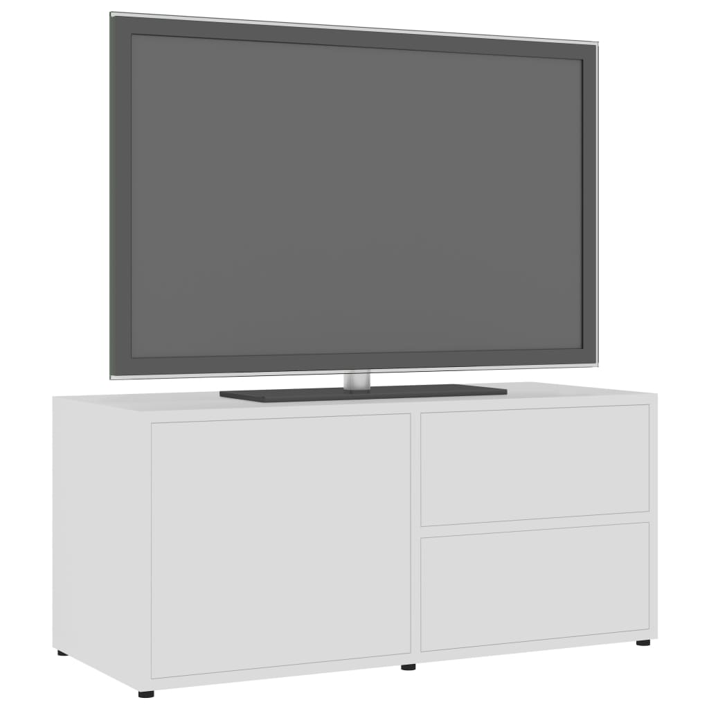 vidaXL Tv-meubel 80x34x36 cm spaanplaat wit