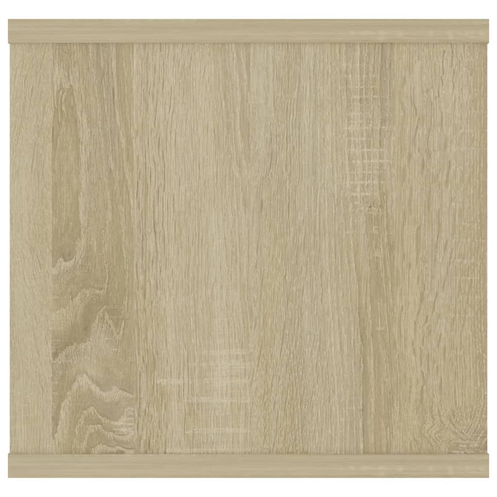 vidaXL Wandschap 102x30x29 cm bewerkt hout sonoma eikenkleurig