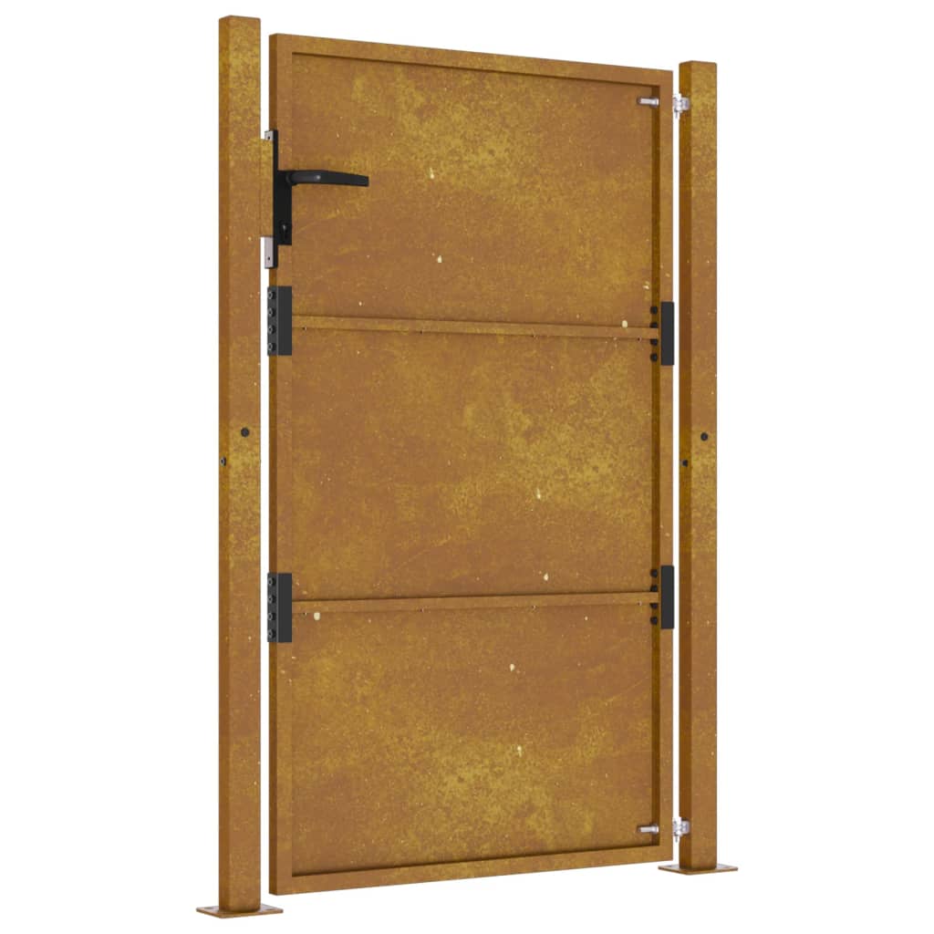 vidaXL Poort 105x155 cm cortenstaal