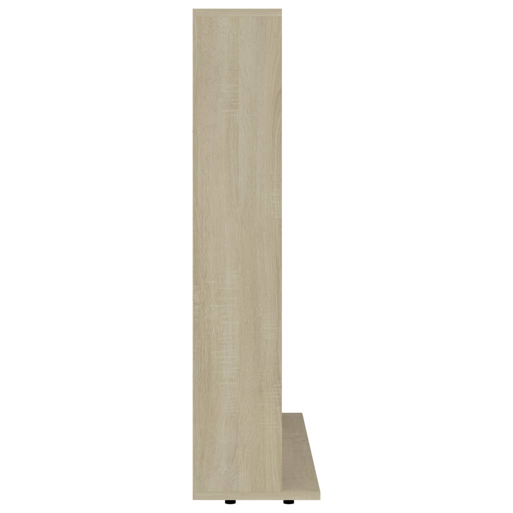 vidaXL Cd-kast 102x23x89,5 cm bewerkt hout sonoma eikenkleurig