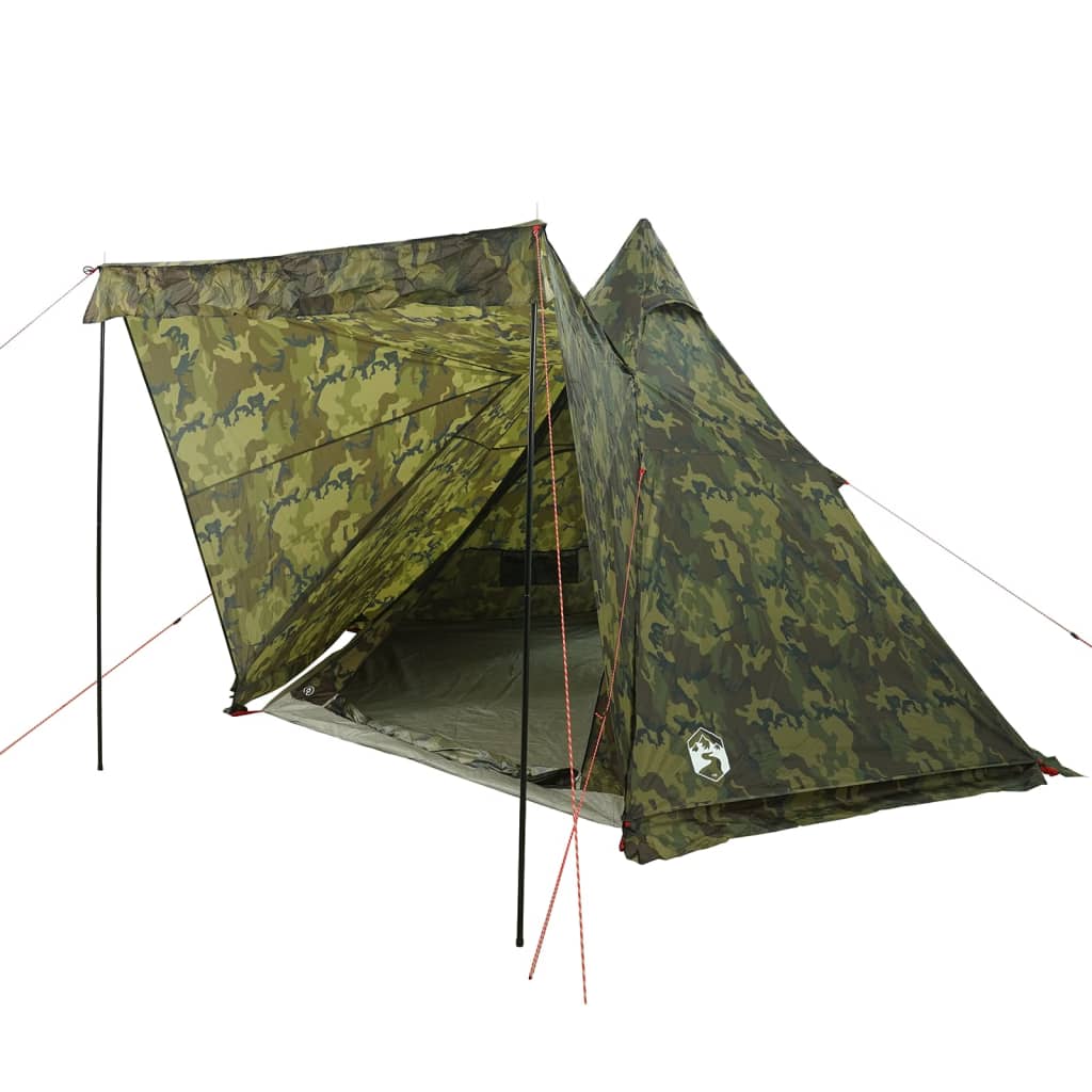 vidaXL Tipitent 6-persoons camouflage waterdicht