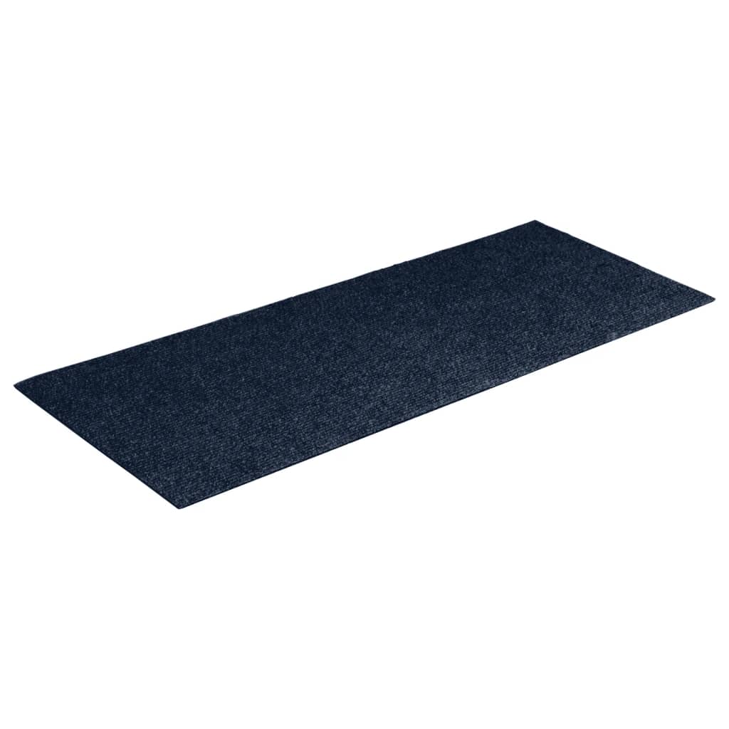 vidaXL 15 st Trapmatten zelfklevend rechthoekig 60x25 cm blauw