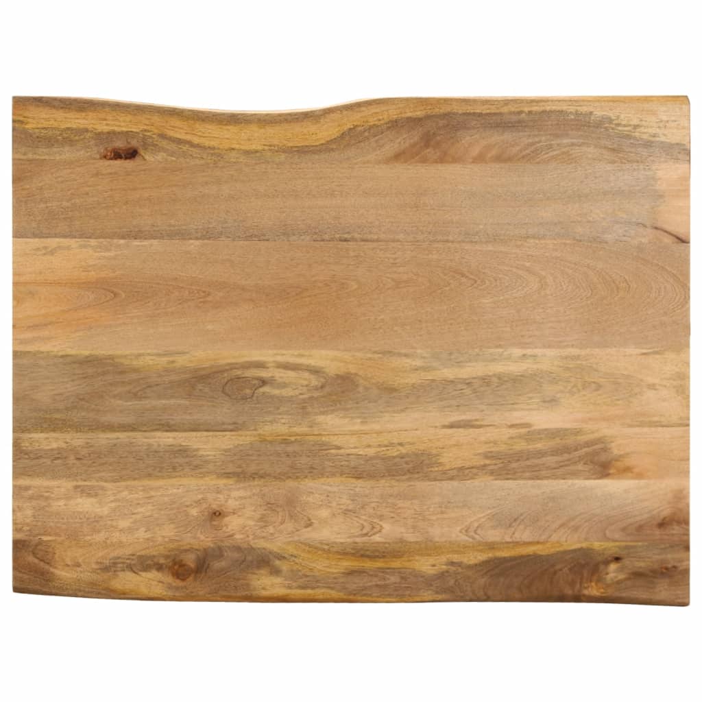 vidaXL Tafelblad met natuurlijke rand 100x80x3,8 cm massief mangohout