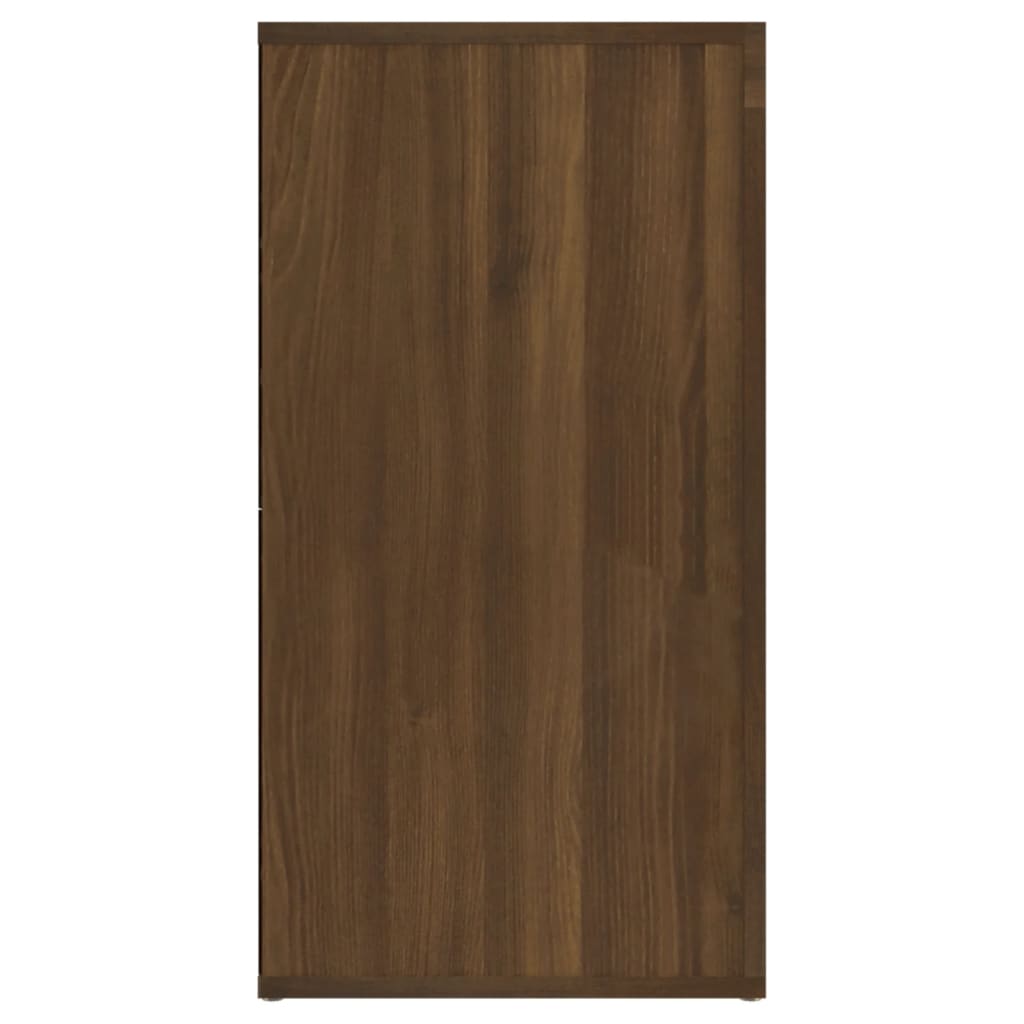 vidaXL Dressoir 120x36x69 cm bewerkt hout bruin eikenkleur
