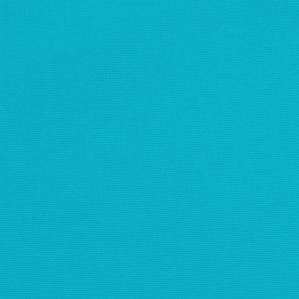 vidaXL Palletkussen 60x61,5x10 cm oxford stof turquoise