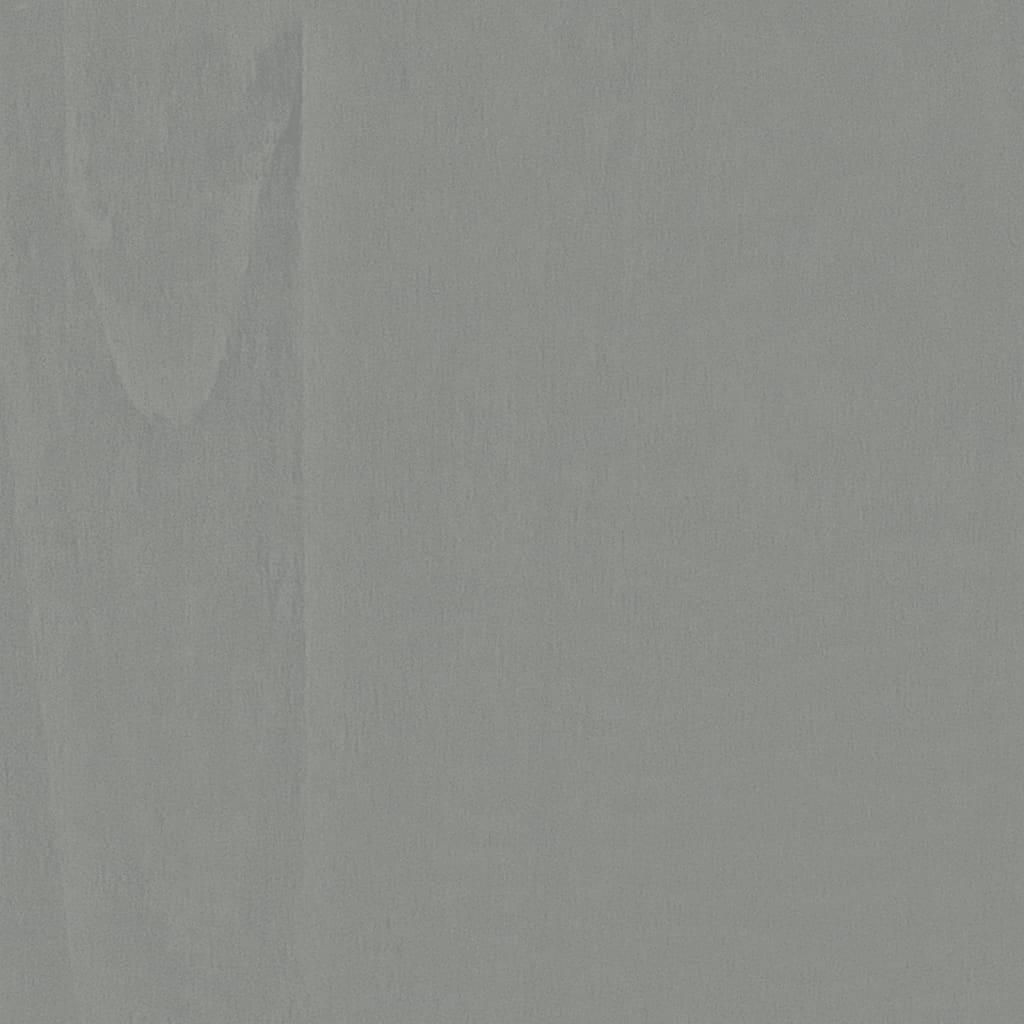 vidaXL Dressoir Corona 112x43x78 cm massief Mexicaans grenenhout grijs