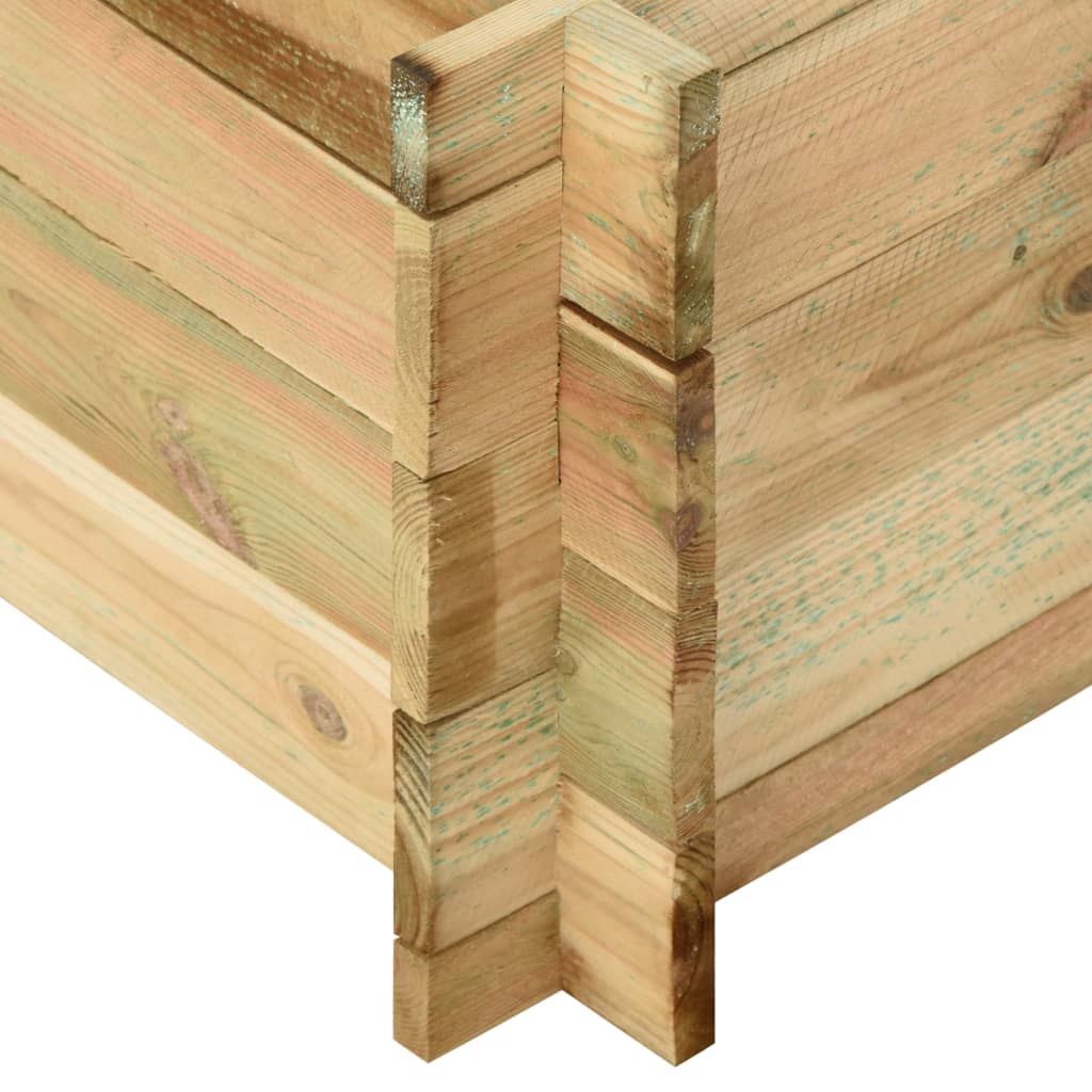 vidaXL Plantenbak 120x120x40 cm geïmpregneerd grenenhout