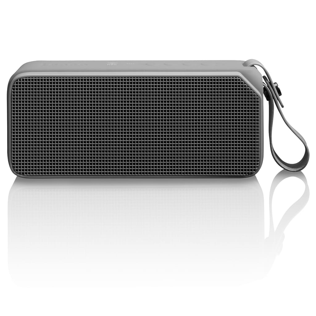 Lenco Draagbare Bluetooth stereo speaker BT-190 Light grijs