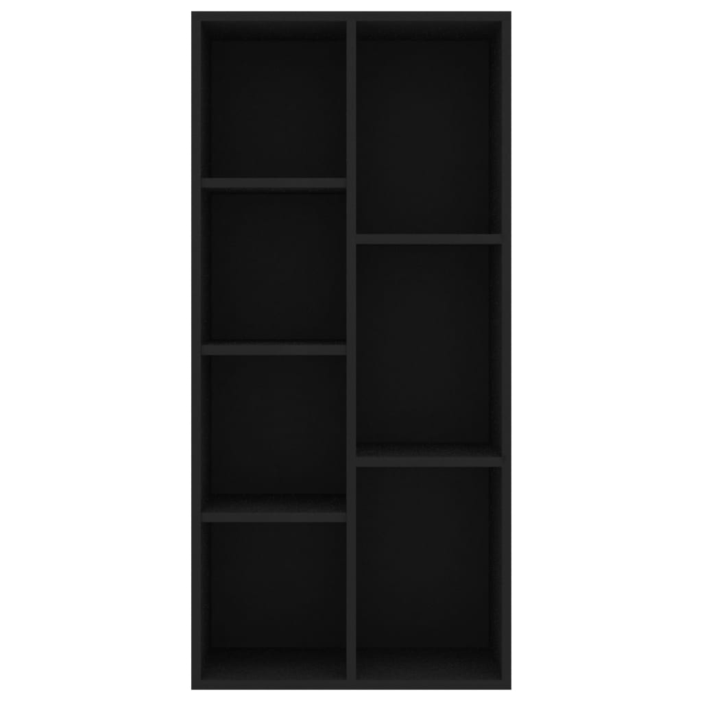vidaXL Boekenkast 50x25x106 cm bewerkt hout zwart