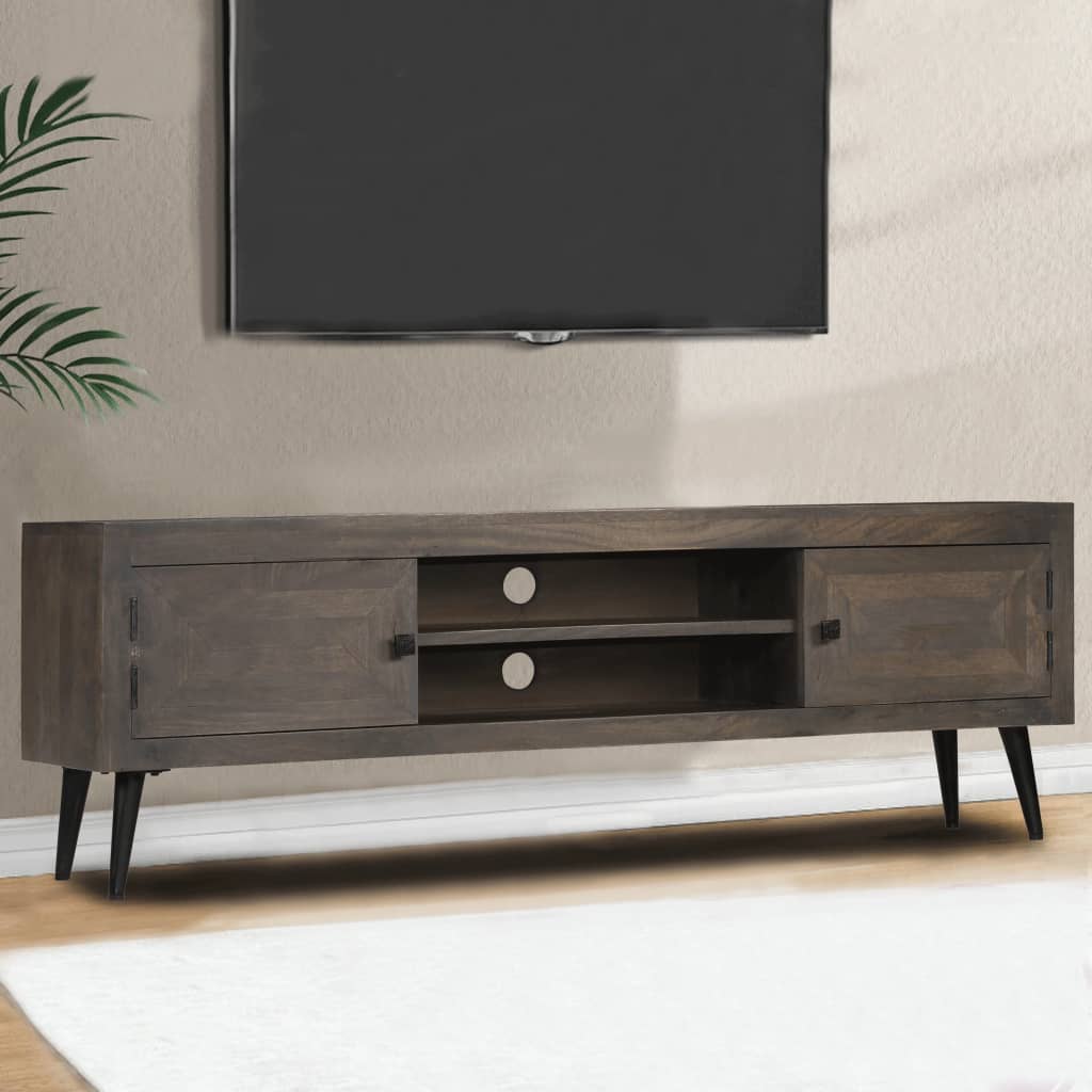vidaXL Tv-meubel 140x30x45 cm massief mangohout