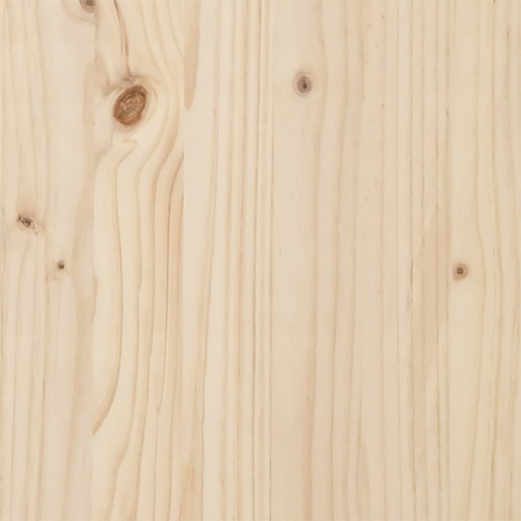 vidaXL Hoofdbord 100 cm massief grenenhout