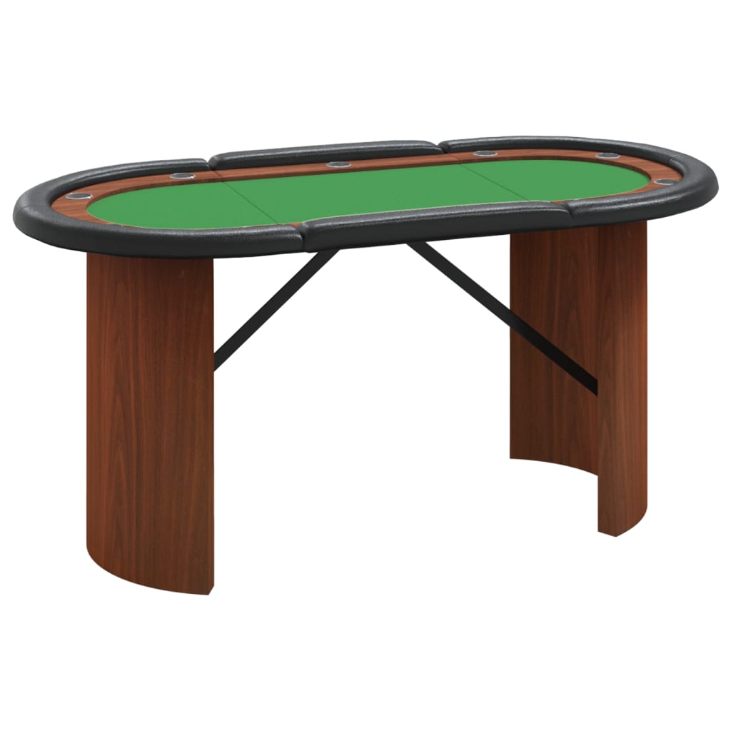 Garderobe Kudde Bloedbad vidaXL Pokertafel voor 10 spelers 160x80x75 cm groen online kopen |  vidaXL.be