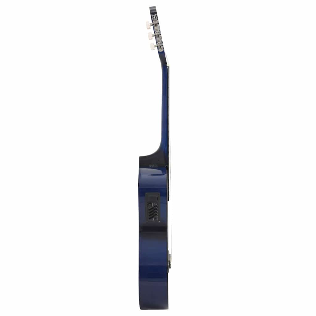 vidaXL Gitaar cutaway met equalizer 6 snaren western klassiek blauw