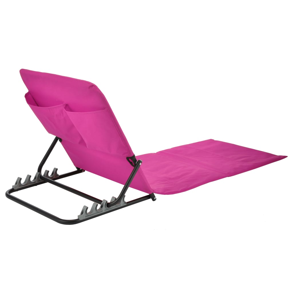 HI Strandmat stoel opvouwbaar PVC roze