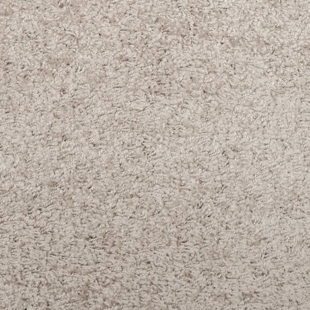 vidaXL Vloerkleed PAMPLONA shaggy hoogpolig modern 80x250 cm beige