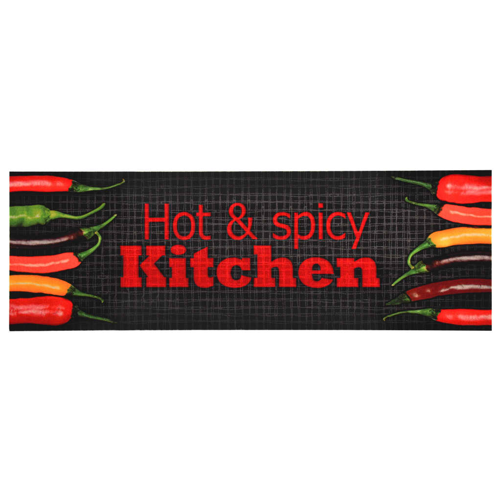 vidaXL Keukenmat wasbaar Hot & Spicy 60x300 cm