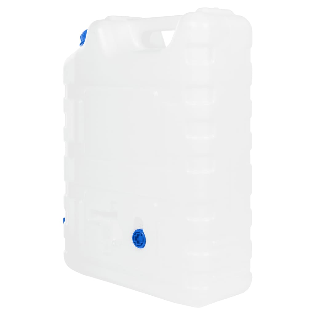 vidaXL Watertank met kraan 20 L kunststof transparant