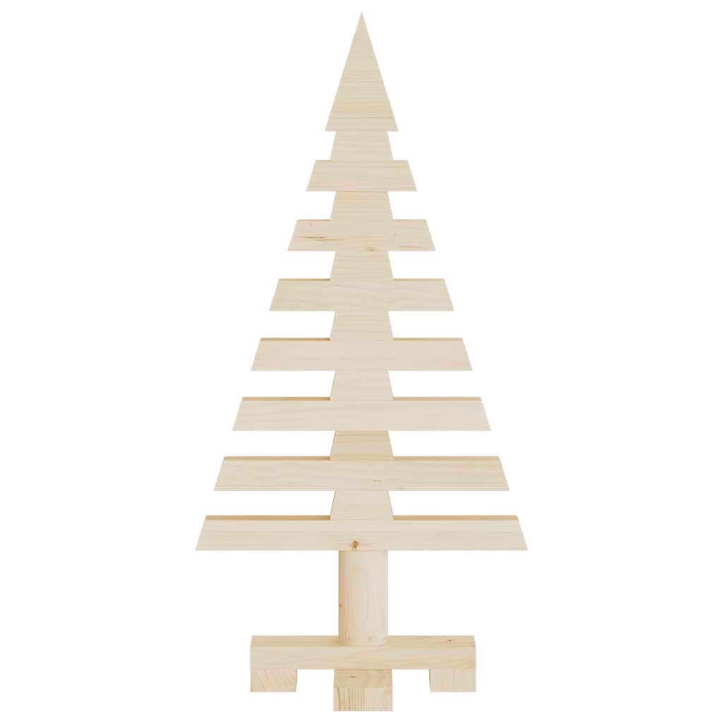 vidaXL Kerstdecoratie kerstboom 60 cm massief grenenhout