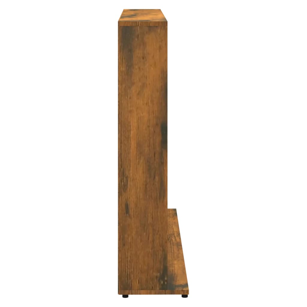 vidaXL Cd-kast 102x23x89,5 cm bewerkt hout gerookt eikenkleurig