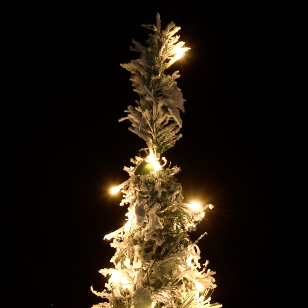 vidaXL Kunstkerstboom pop-up met sneeuw 150 LED's 180 cm