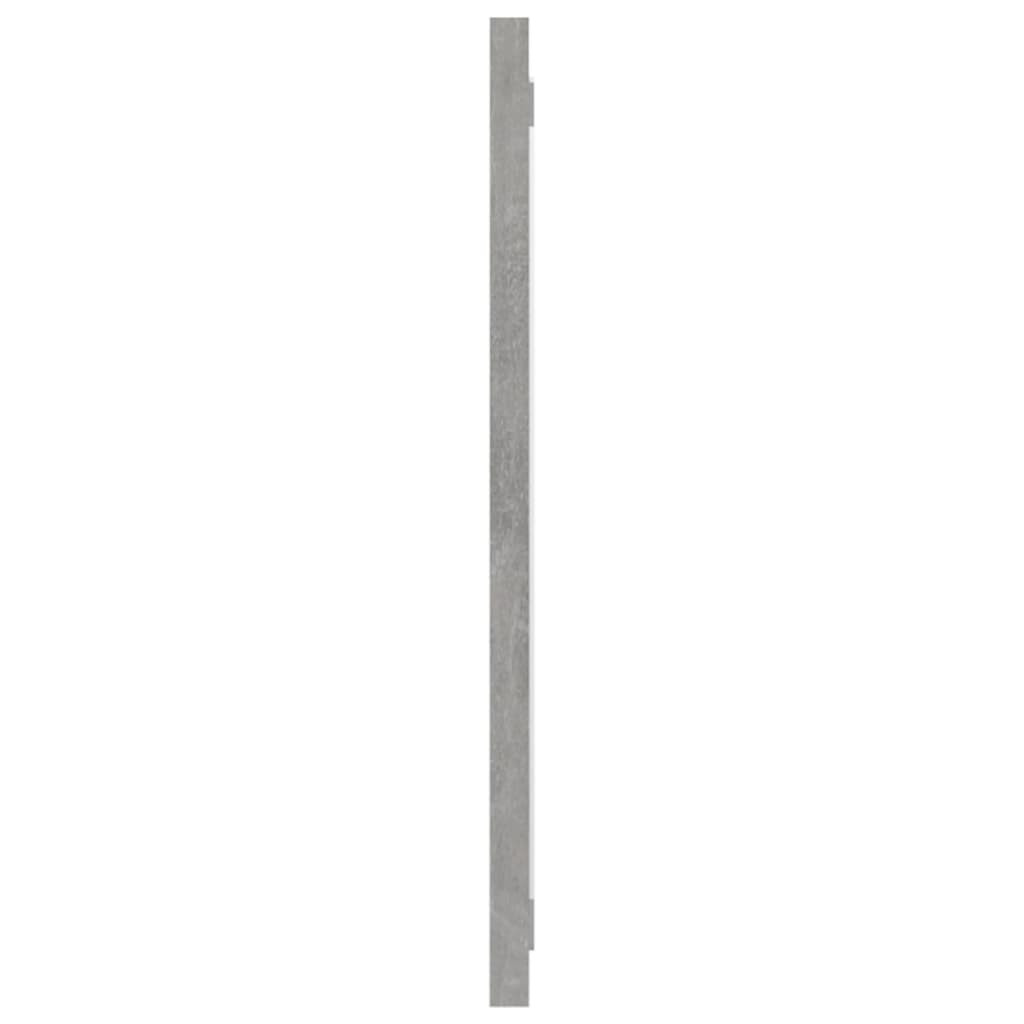 vidaXL Badkamerspiegel 90x1,5x37 cm spaanplaat betongrijs