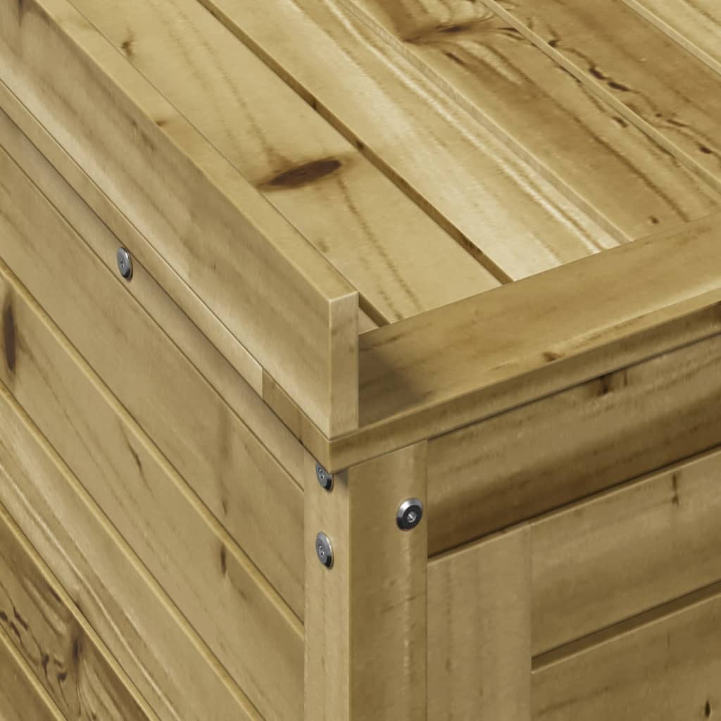 vidaXL Oppottafel met schappen 82,5x50x86,5 cm geïmpregneerd hout
