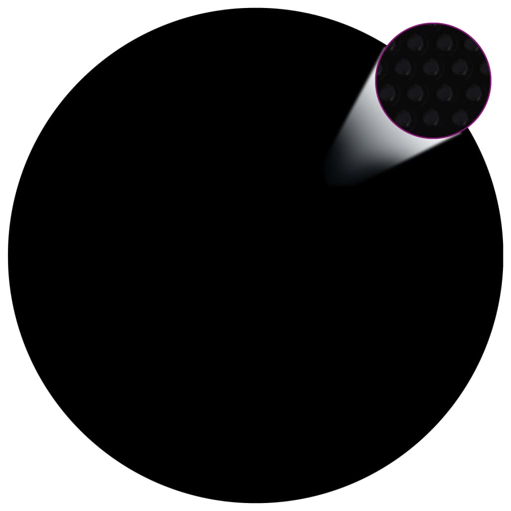 vidaXL Zwembadhoes 488 cm PE zwart