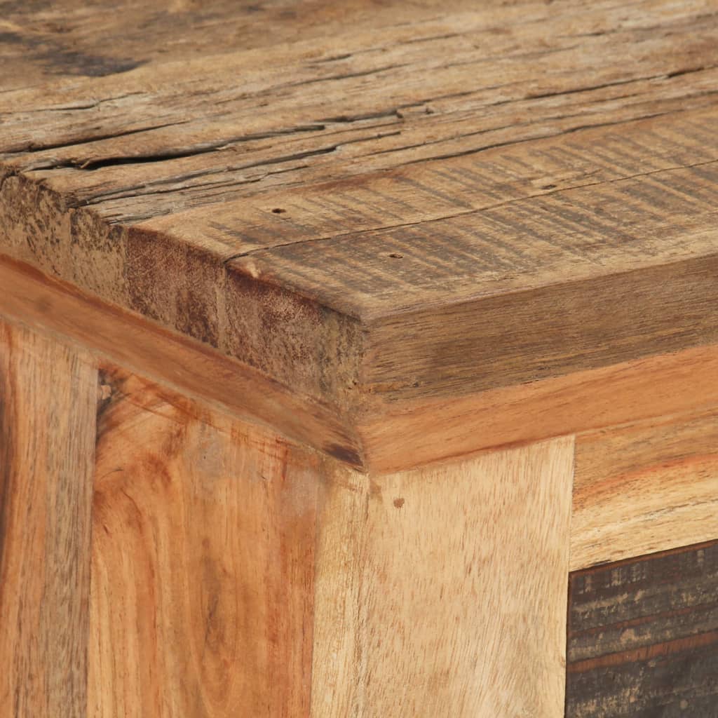 vidaXL Dressoir 60x33x75 cm massief acaciahout en gerecycled hout