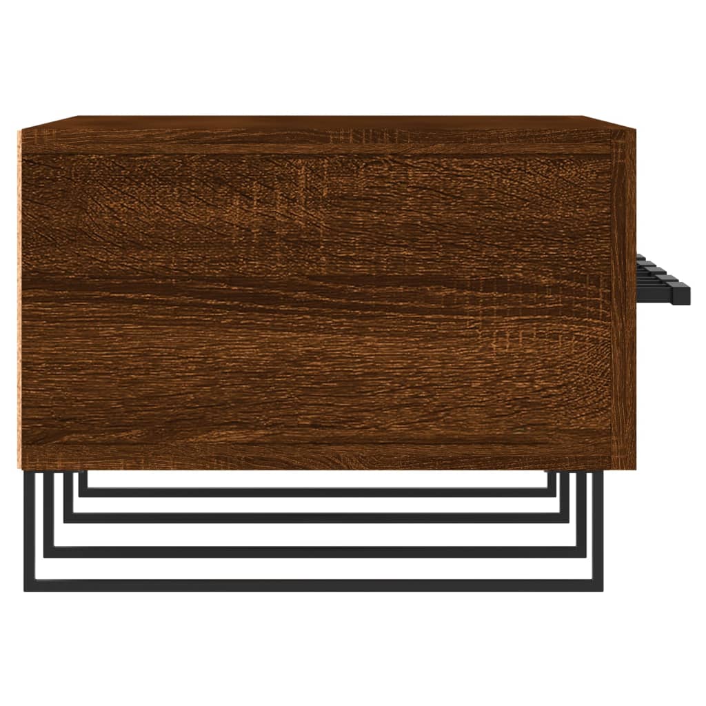 vidaXL Tv-meubel 150x36x30 cm bewerkt hout bruin eikenkleur