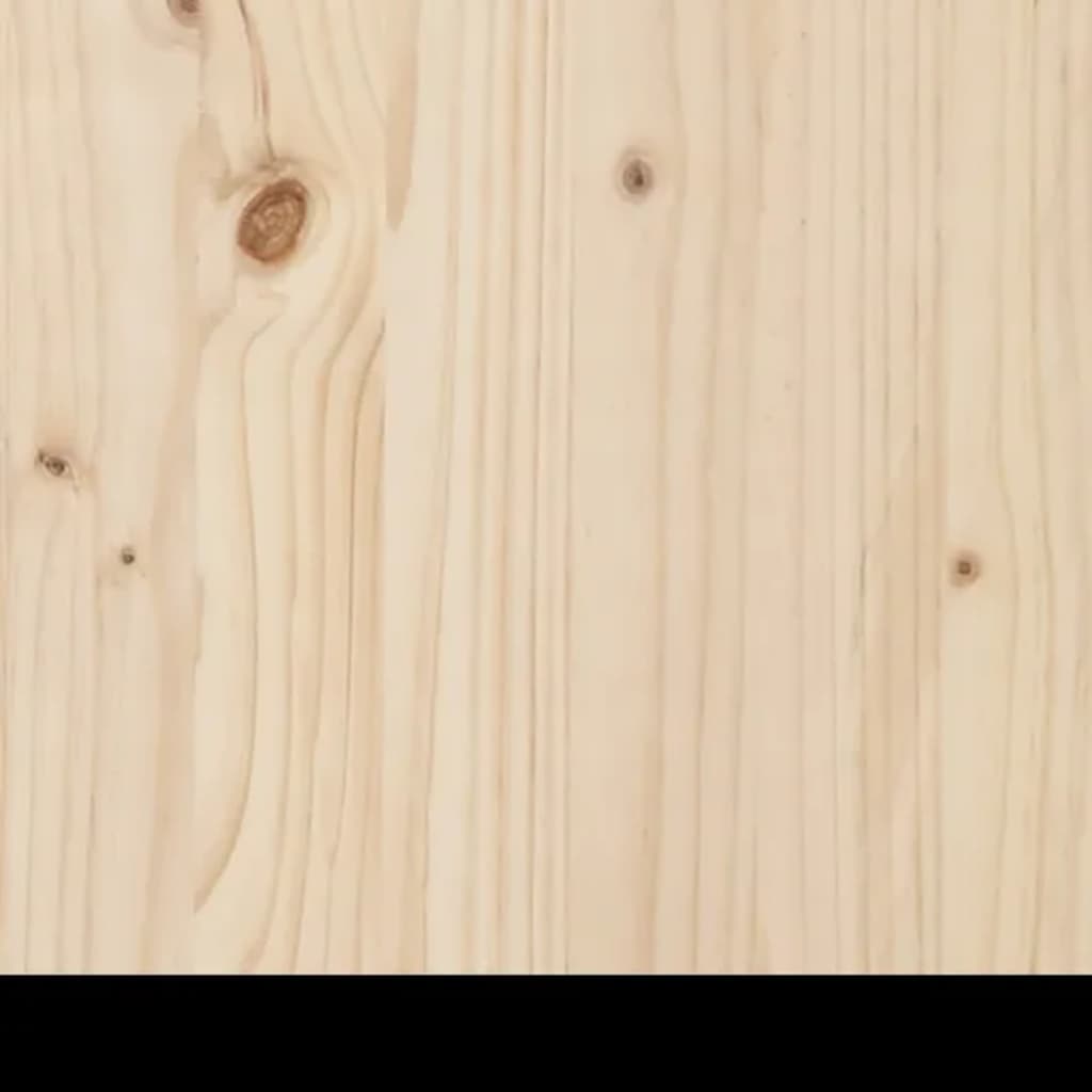 vidaXL Bedframe massief grenenhout 200x200 cm
