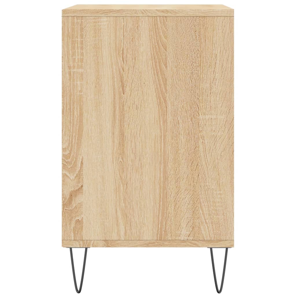 vidaXL Schoenenkast 102x36x60 cm bewerkt hout sonoma eikenkleurig