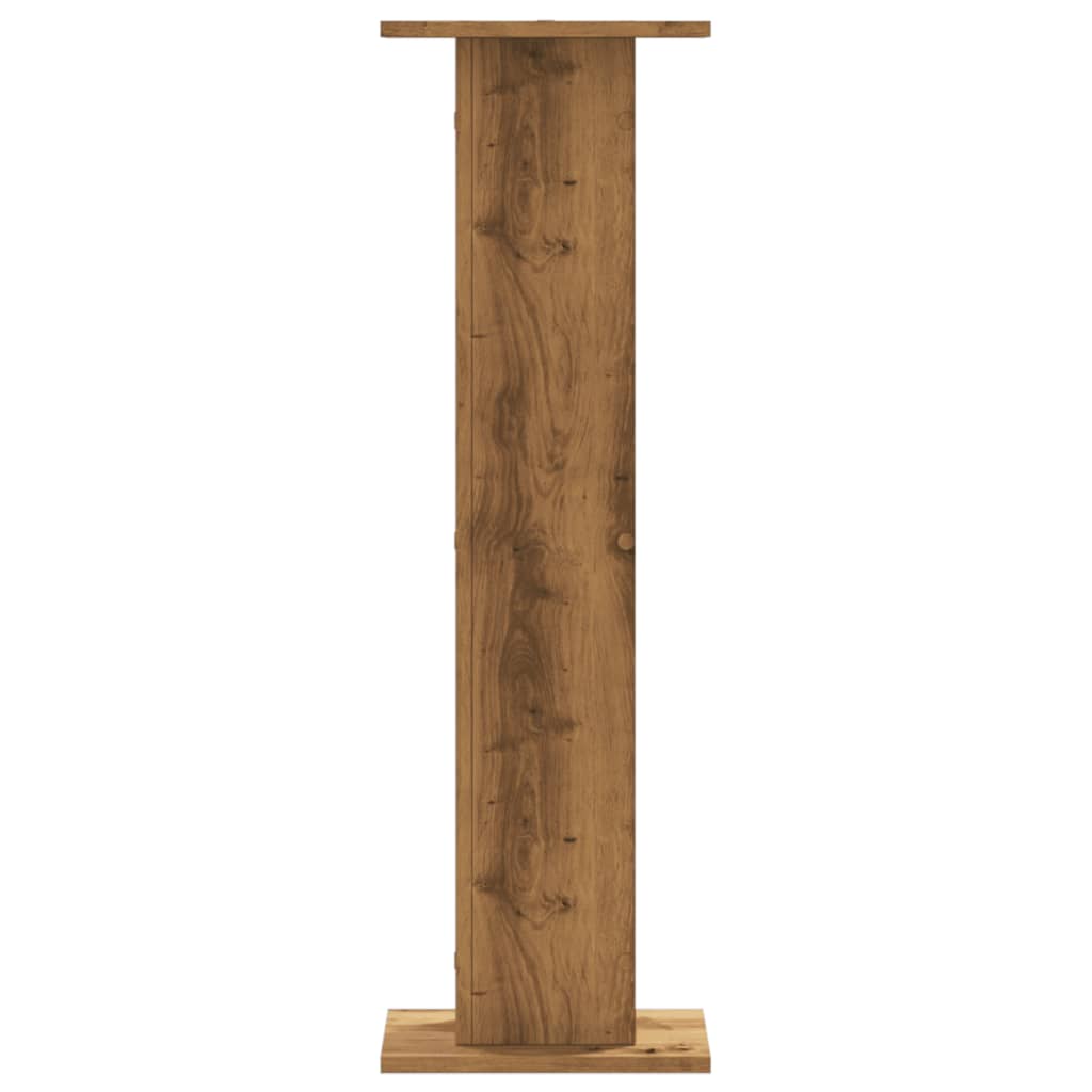 vidaXL Plantenstandaards 2 st 30x30x95 cm hout artisanaal eiken