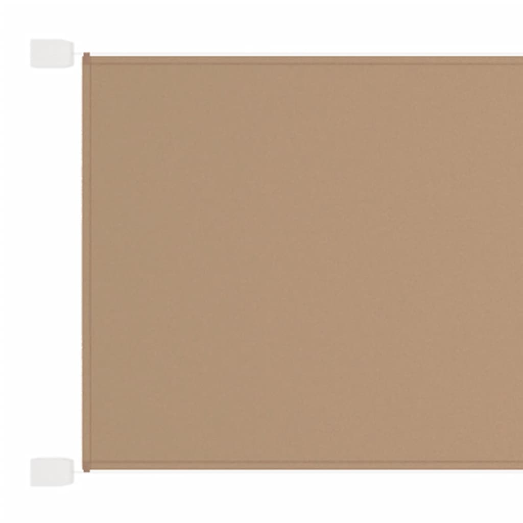 vidaXL Luifel verticaal 140x360 cm oxford stof taupe