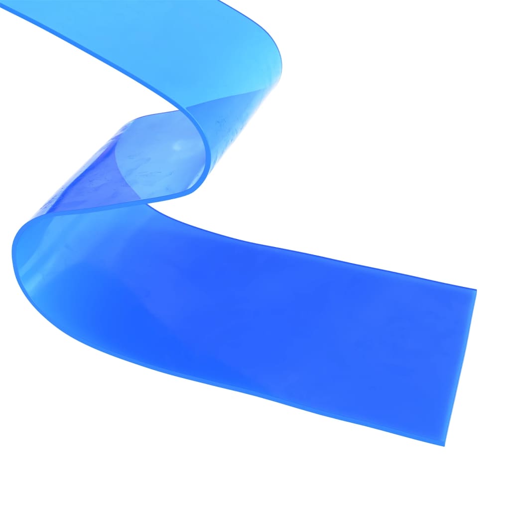 vidaXL Deurgordijn 200x1,6 mm 25 m PVC blauw