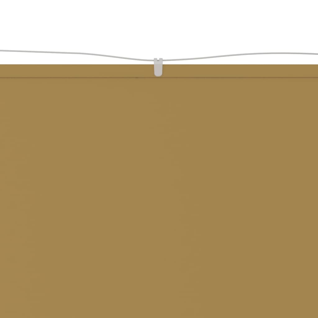vidaXL Luifel verticaal 60x360 cm oxford stof beige