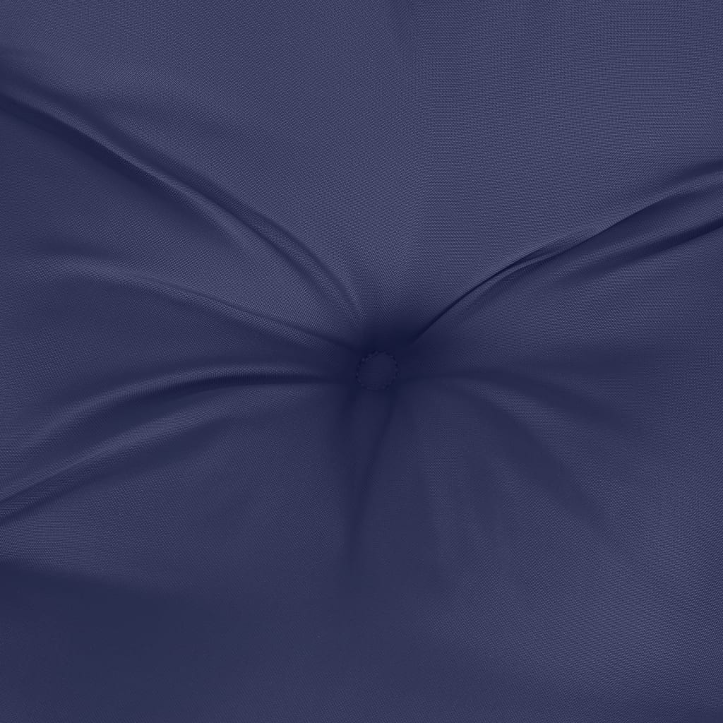 vidaXL Stoelkussens 6 st hoge rug oxford stof marineblauw
