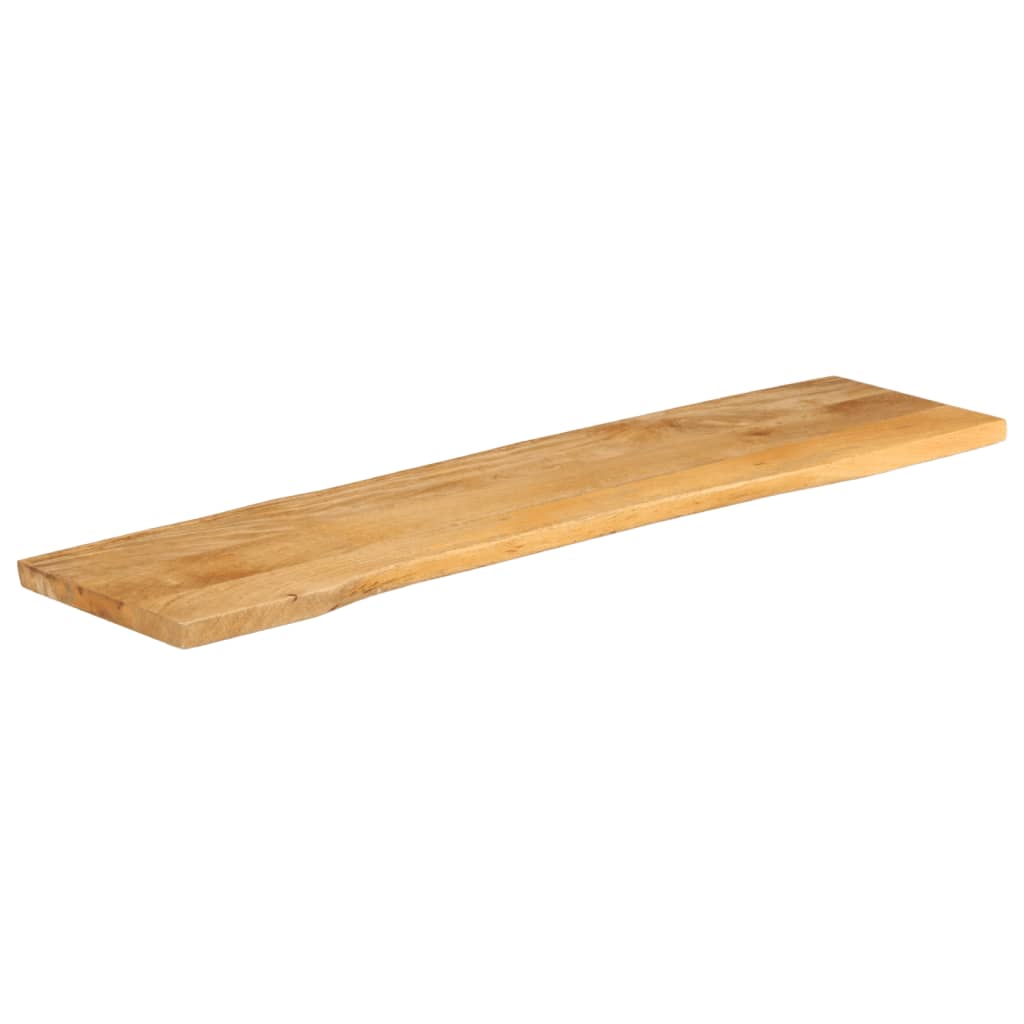 vidaXL Tafelblad met natuurlijke rand 160x40x3,8 cm massief mangohout