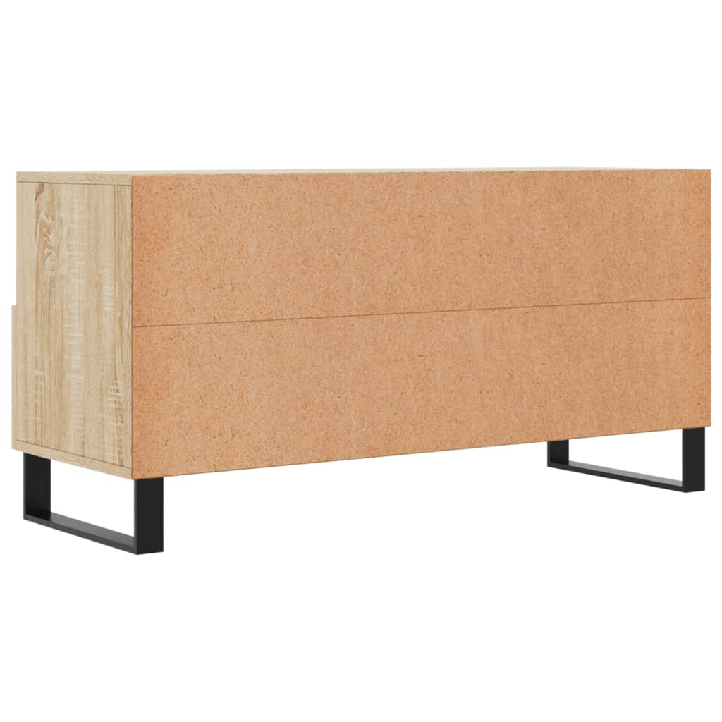 vidaXL Tv-meubel 102x36x50 cm bewerkt hout sonoma eikenkleurig