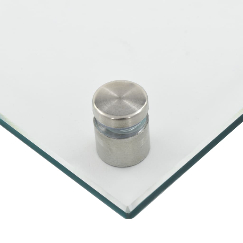 vidaXL Spatscherm keuken 100x60 cm gehard glas transparant