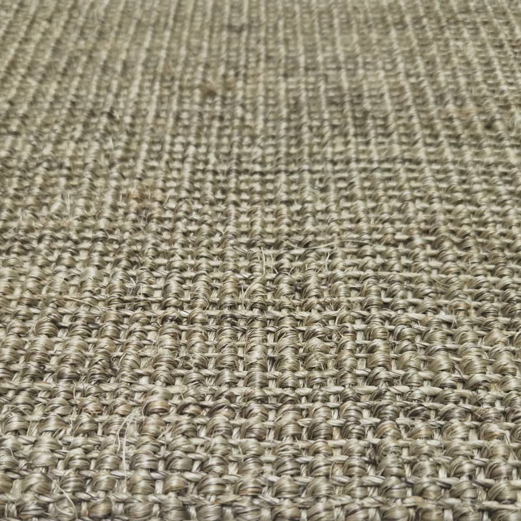 vidaXL Sisalmat voor krabpaal 66x350 cm taupe