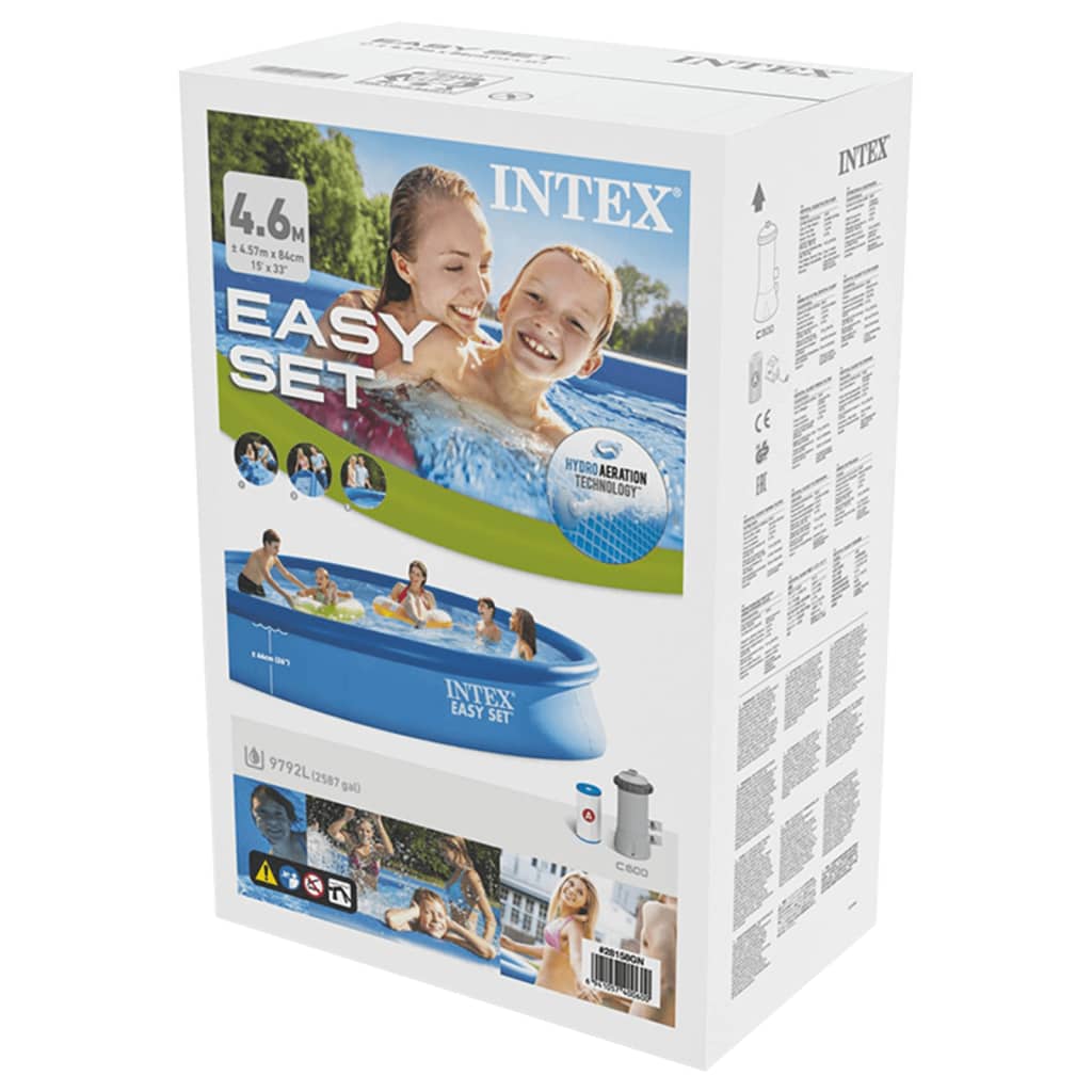 Intex Zwembad Easy Set met filtersysteem 457x84 cm