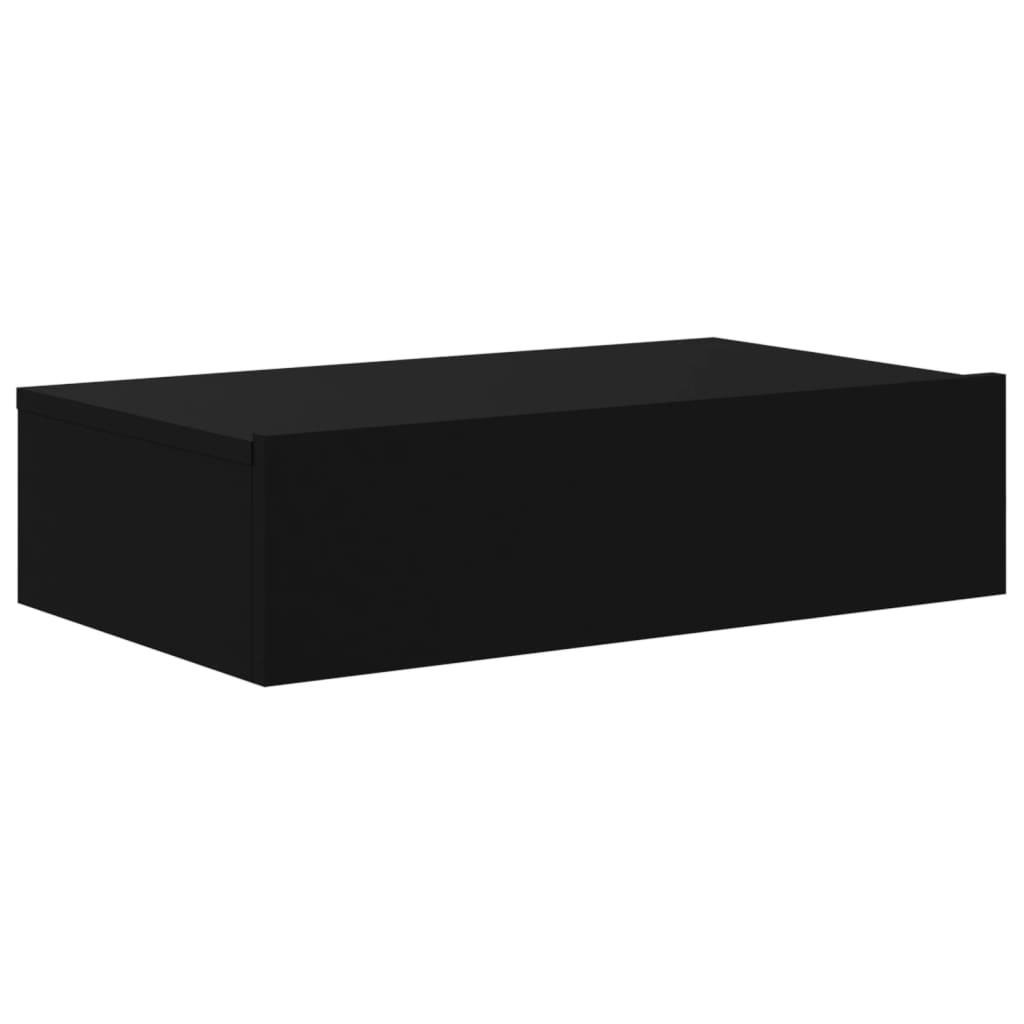 vidaXL Tv-meubel met LED-verlichting 60x35x15,5 cm zwart