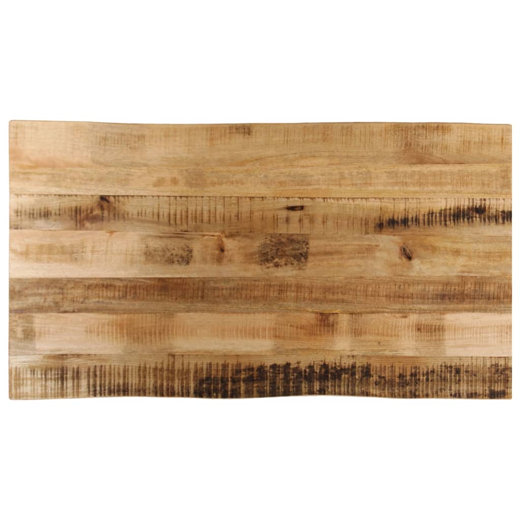 vidaXL Tafelblad met natuurlijke rand 120x60x3,8 cm massief mangohout