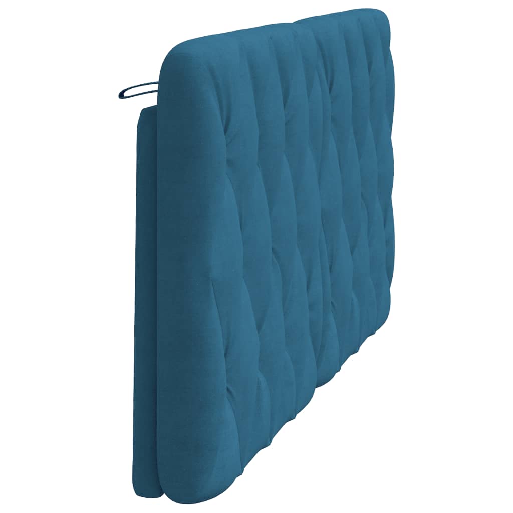 vidaXL Hoofdbordkussen 160 cm fluweel blauw